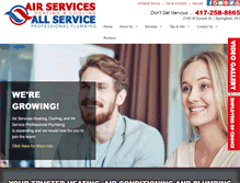 Tablet Screenshot of airservicesheatac.com